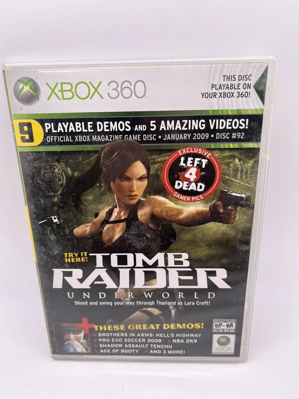 Official Xbox 360 Demo Disc #92 - Tomb Raider Underworld January 2009 - TESTED